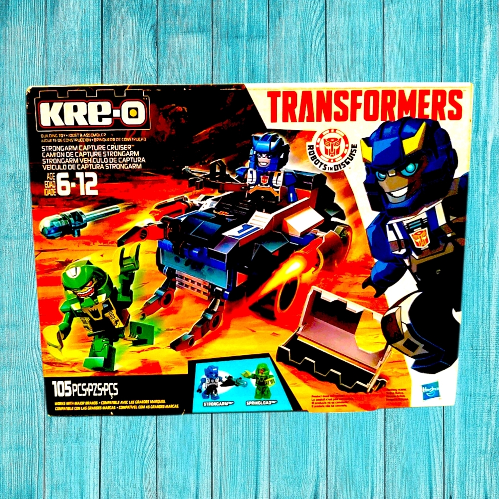 NEW Hasbro Kre-O Transformers Robots in Disguise Strongarm Capture CruiserToy
